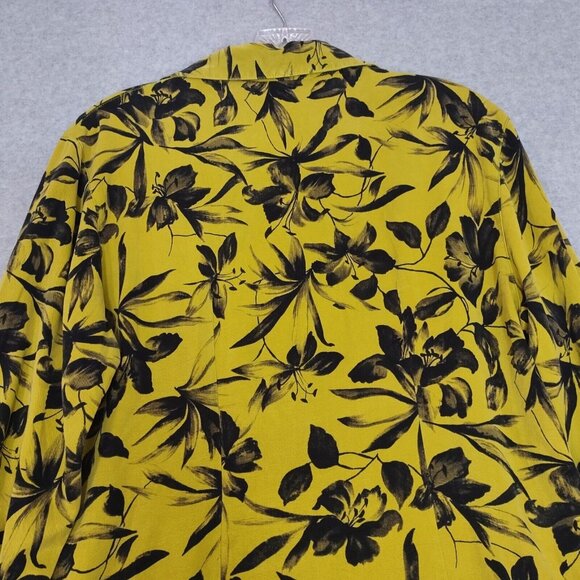 Tianello S Tropical Button Up Half Sleeve Casual Shirt Vacay Cruise Beach Cover - Picture 11 of 15